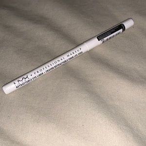 NYX cosmetics white retractable eye liner